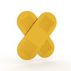 Band aid, Collection of icons style of hospital or medical care. Sign or symbols of Medicine and Health Care.