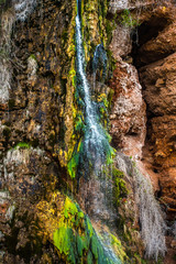 A small waterfall in Freedom Trail in Wind Cave National Park, South Dakota