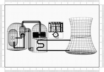 nuclear power plant Blueprint