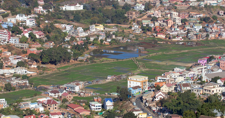 Aerial view of Antananarivo