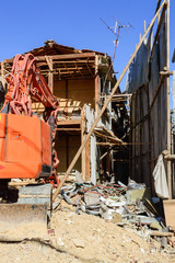 住宅の解体工事