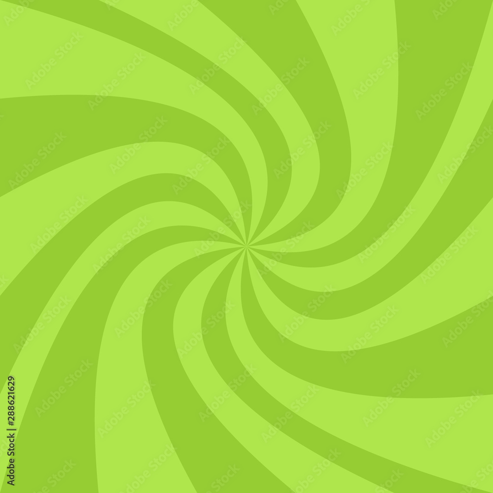 Poster abstract swirl background from twisted spiral ray stripes - vector design