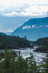 Hoisey River on Putorana Plateau. Russia, Siberia