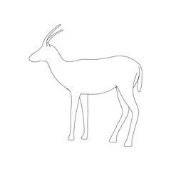 Gazzelle Isolated Pose Line