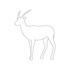 Gazzelle Isolated Pose Line