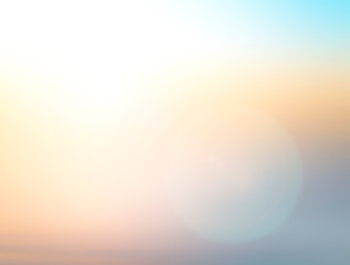 Abstract blurred nature sunset background