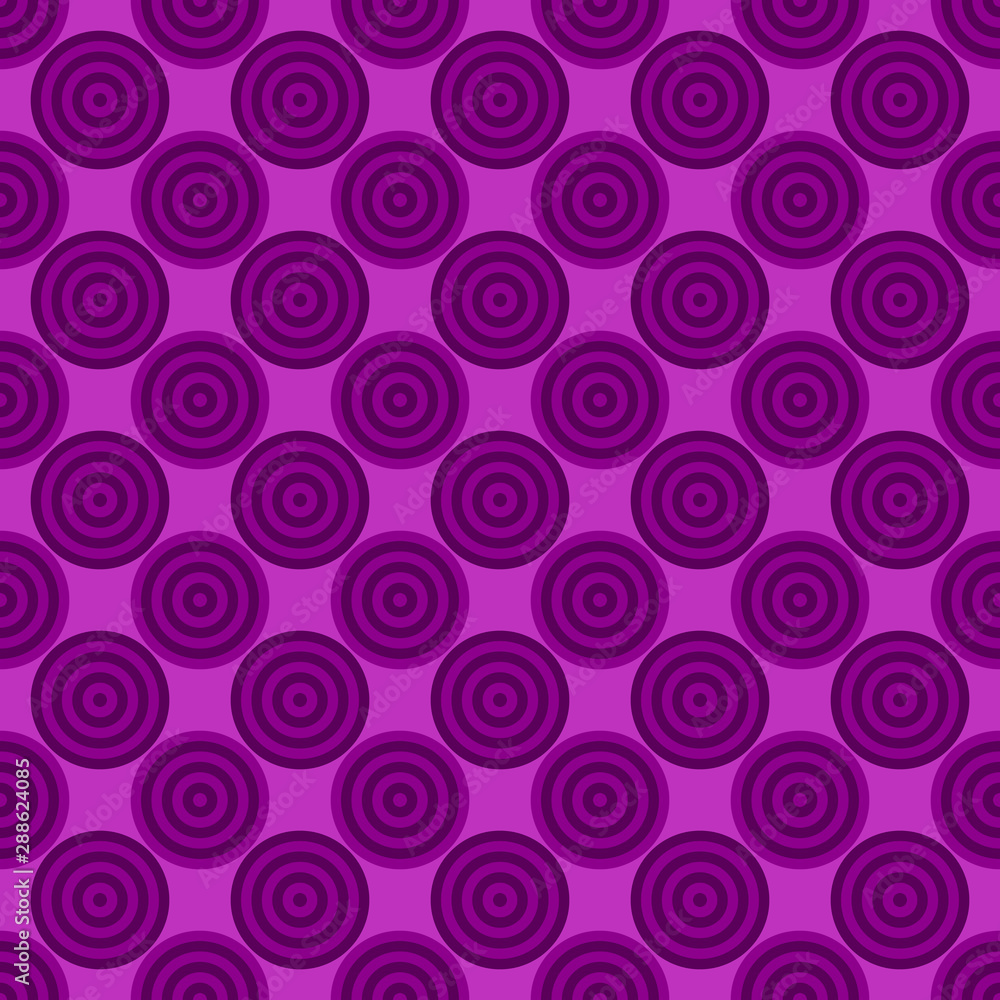 Poster simple seamless pattern - vector circle background illustration