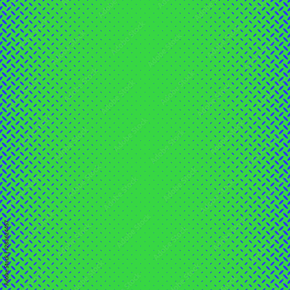 Poster color repeating halftone diagonal ellipse pattern background design - abstract vector graphic