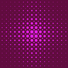 Color abstract halftone circle pattern background - vector graphic design from dots