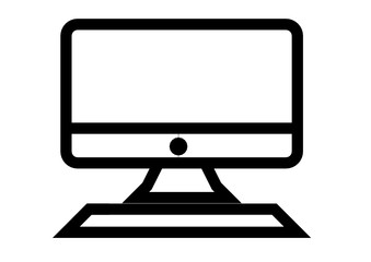 monitor with blank screen