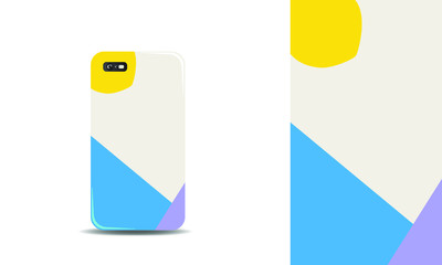 abstract phone case design template