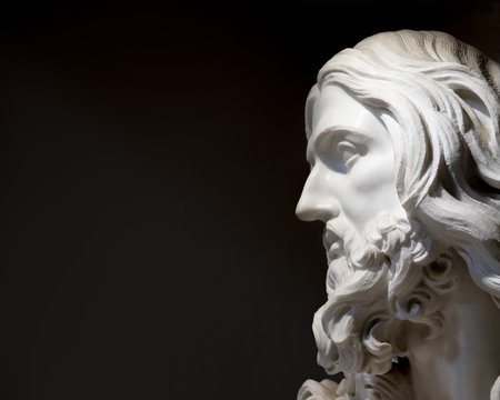 The bust of the Savior, Salvator Mundi, Gian Lorenzo Bernini