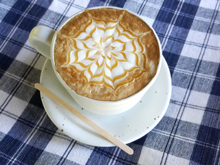 Latte art, Coffee