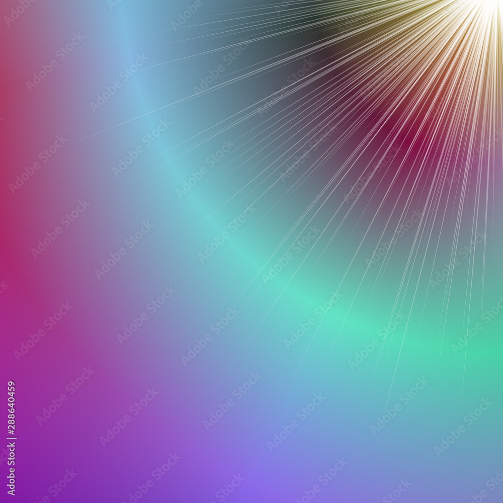 Poster dynamic abstract gradient blur sun rays background design