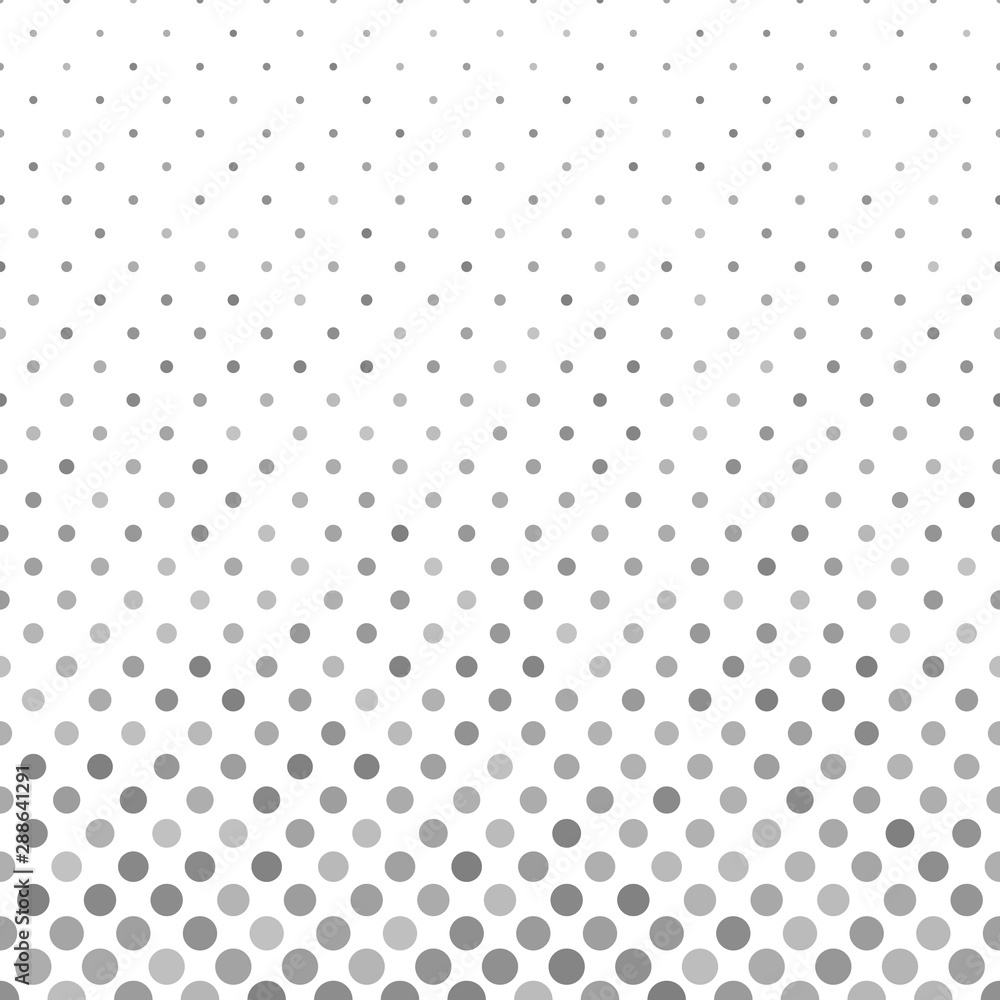 Poster grey geometric dot pattern background - vector design from small circles