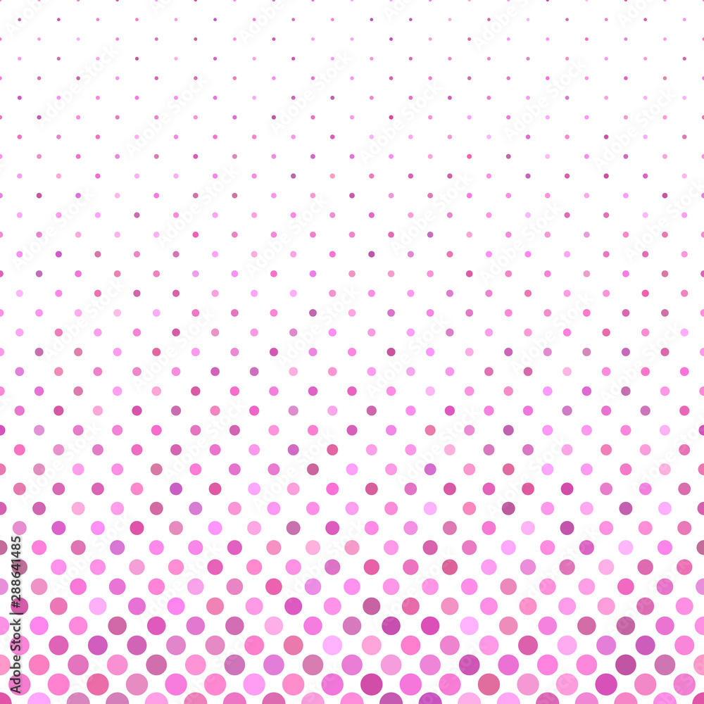 Poster pink abstract circle pattern background - vector design from small circles