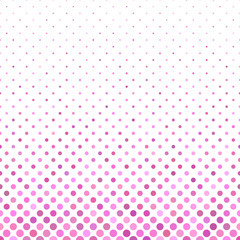 Pink abstract circle pattern background - vector design from small circles