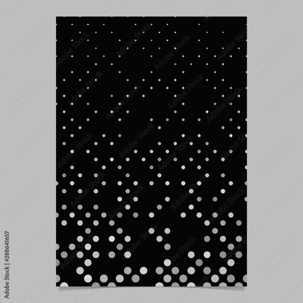 Poster abstract circle pattern brochure template background - vector design