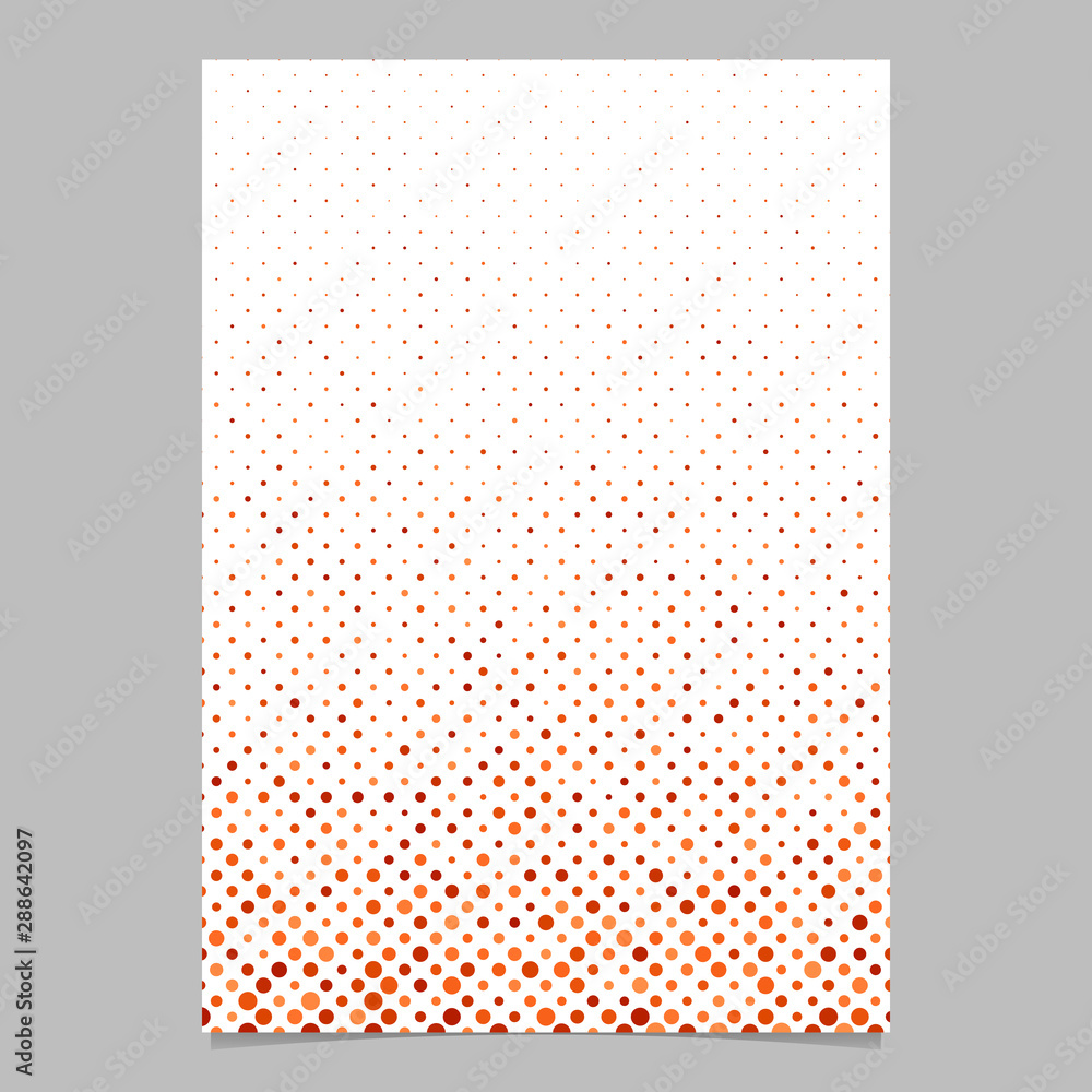 Poster abstract geometric circle pattern background brochure template - vector design