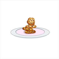 Cookies illustration design vector format