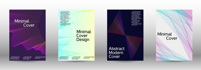 Cover design template set 