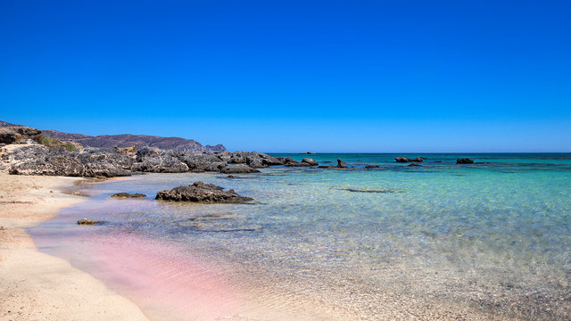 Elafonissi, spiaggia di Creta, Grecia