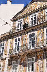 Building Facades architecture  in Lisbon, Portugal