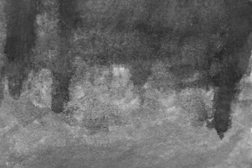 Fototapeta premium Black ink textures on white background.
