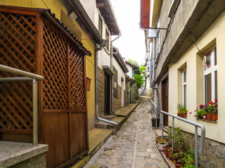 Old streets in the old town Veliko Tarnovo