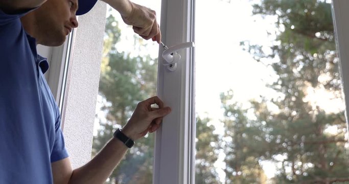 window service worker installing handle on plastic frame