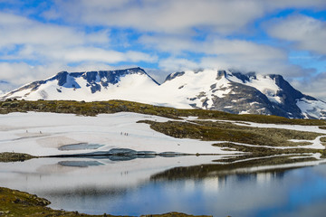 Obraz na płótnie Canvas Sognefjellet cross country ski, Norway