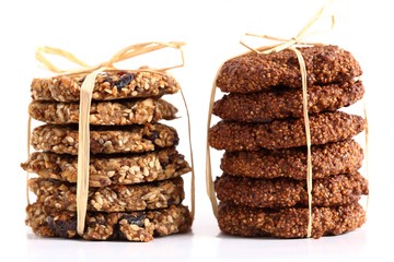 Oat and amaranth cookies.