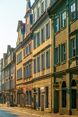 POZNAN, POLAND - September 2, 2019: Street view of Poznan city, Poland