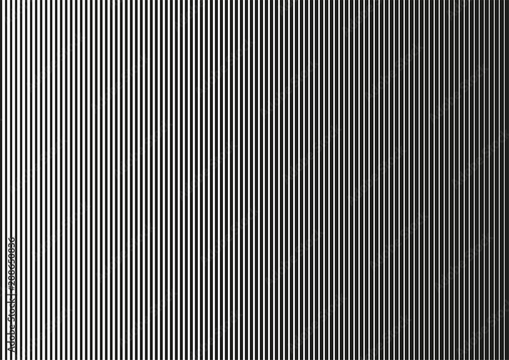 Poster vertical lines, linear halftone. pattern with vertical stripes. vector illustration.