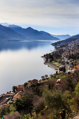 paesaggio del lago di Como da Musso