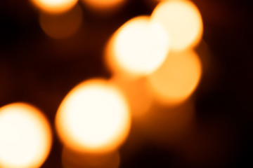 Light abstract bokeh background by blur or defocused at light element use for background or wallpaper in new year diwali christmas marriage celebration