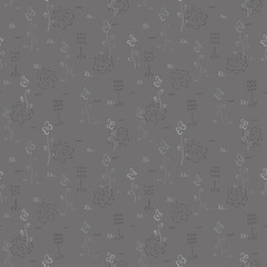 Floral background. Seamless pattern.Vector. 花のパターン