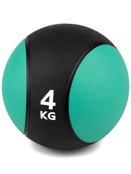 Medicine ball green 4kg isolated