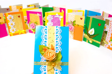 Beautiful varied handmade greeting cards