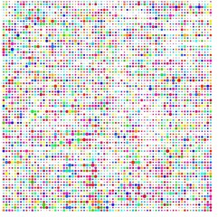 Mosaic background with dots