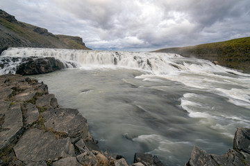 Fototapeta na wymiar Waterfall Gullfoss - Iceland