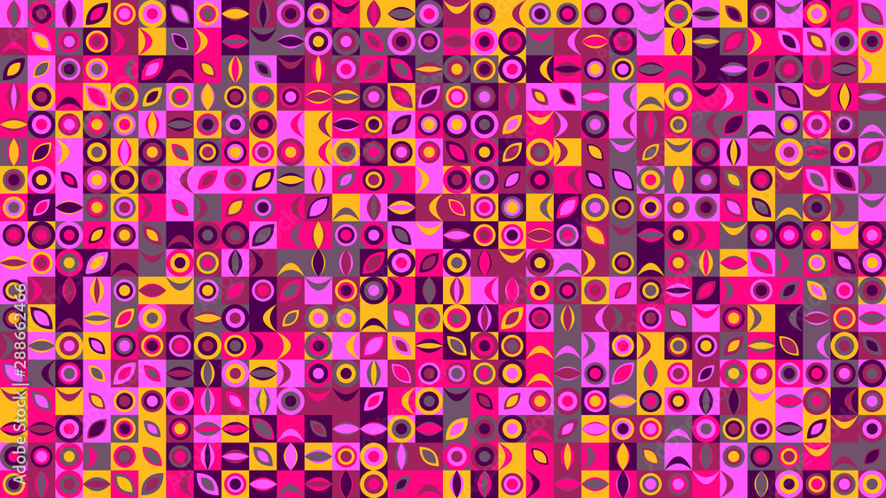Aufkleber geometrical pattern hd background - colorful abstract vector graphic design