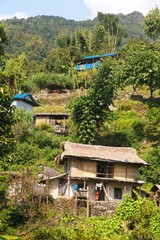 beautiful house home building in Nepal, Khumbu valley