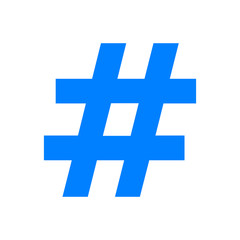 Obraz premium Hashtag und Hintergrund