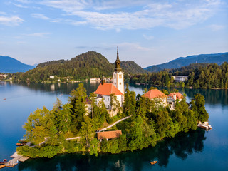 Bled Lake, Slovenia (Drone shots)