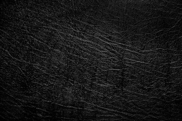  close up black leather surface texture background