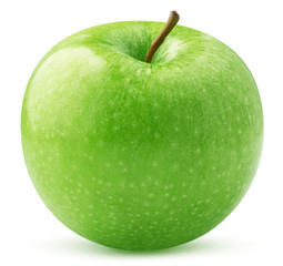 green apple isolated on white background