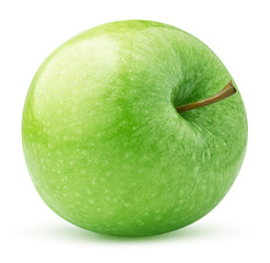 green apple isolated on white background
