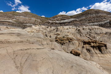The Hoodoos of Alberta by Drumheller in Canada	
