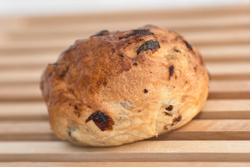 Home made currant loaf bread